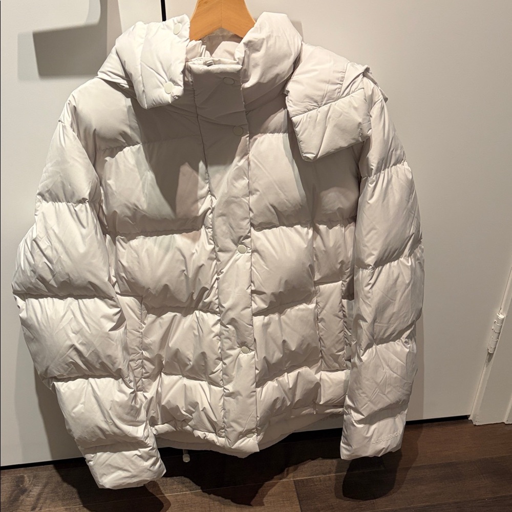 Lululemon Wunder Puff 600-down-fill Jacket bone size12